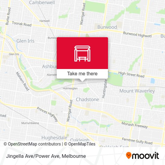 Jingella Ave/Power Ave map