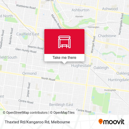 Thaxted Rd/Kangaroo Rd map