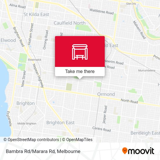Bambra Rd/Marara Rd map