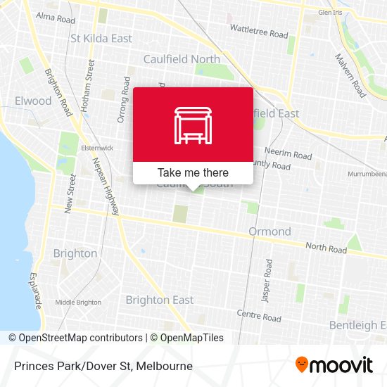 Princes Park/Dover St map