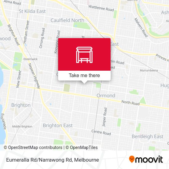 Eumeralla Rd/Narrawong Rd map