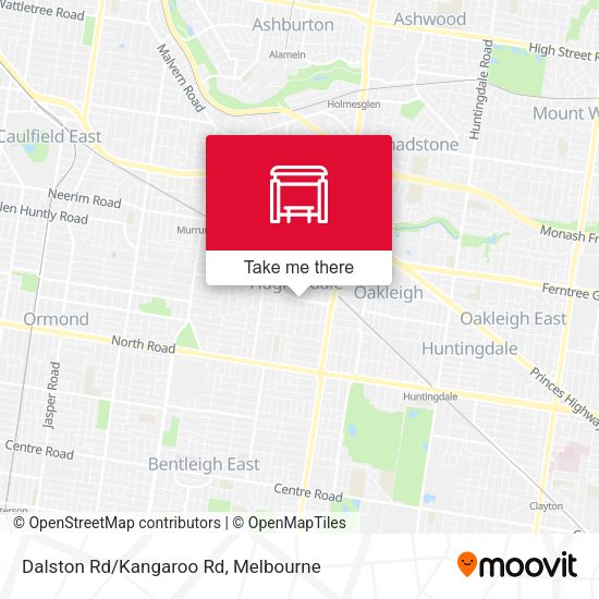 Dalston Rd/Kangaroo Rd map