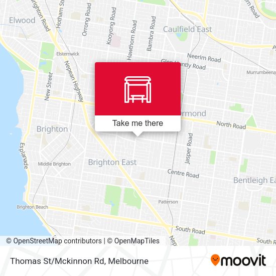 Thomas St/Mckinnon Rd map