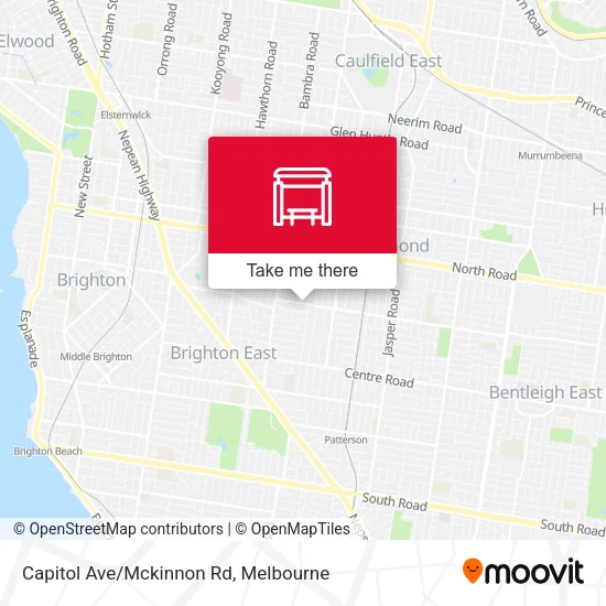 Capitol Ave/Mckinnon Rd map