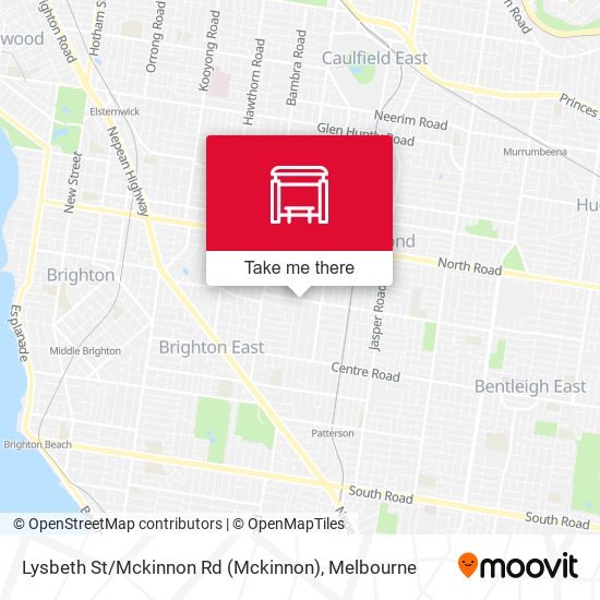 Lysbeth St / Mckinnon Rd map