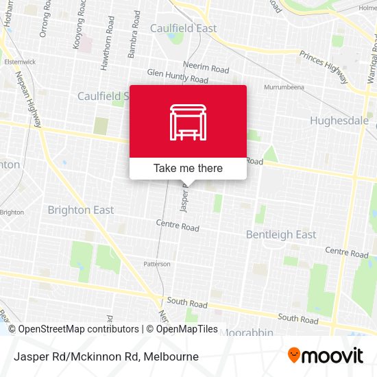 Jasper Rd/Mckinnon Rd map