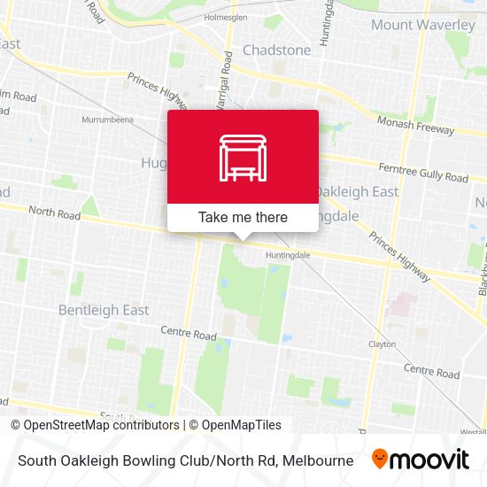 South Oakleigh Bowling Club / North Rd map