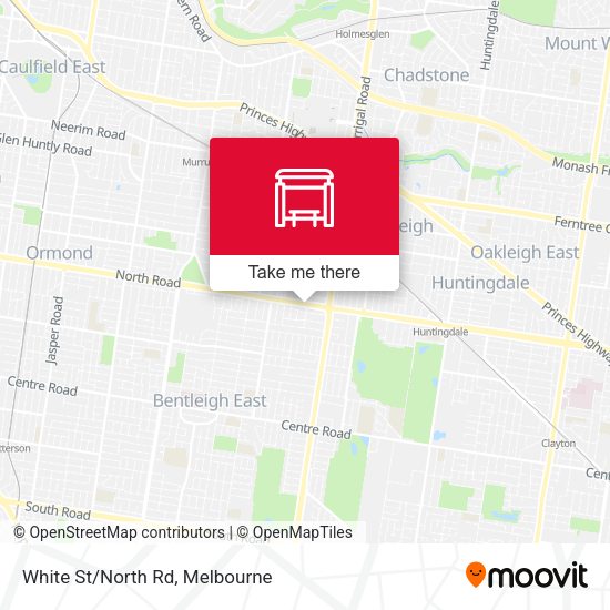 White St/North Rd map