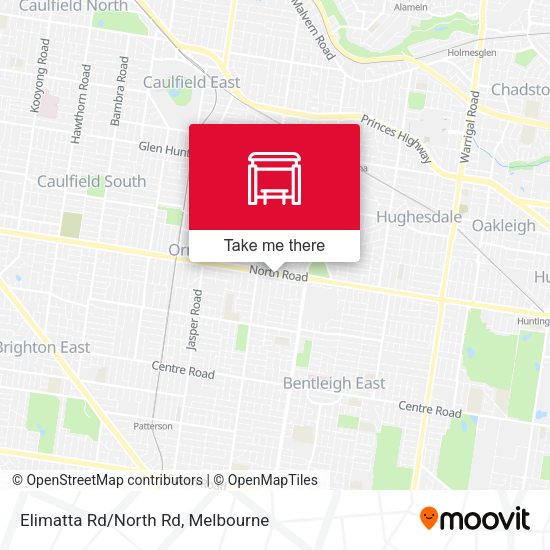 Elimatta Rd/North Rd map