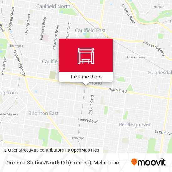 Mapa Ormond Station / North Rd