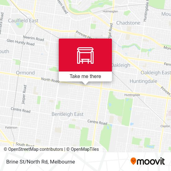 Brine St/North Rd map