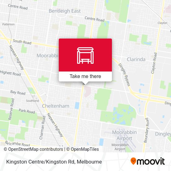 Kingston Centre/Kingston Rd map