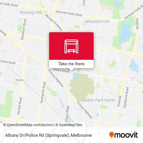 Albany Dr / Police Rd (Springvale) map