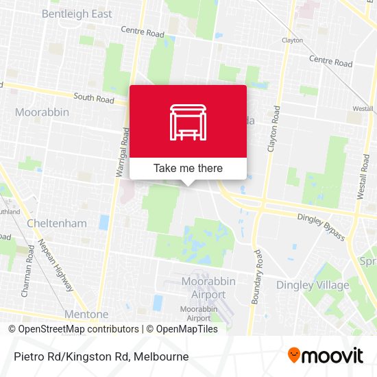 Pietro Rd/Kingston Rd map