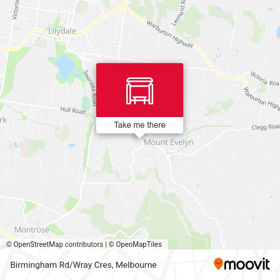Birmingham Rd/Wray Cres map