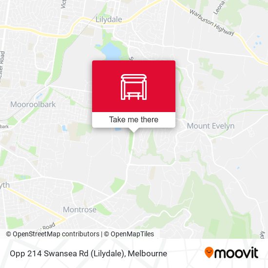 Opp 214 Swansea Rd (Lilydale) map