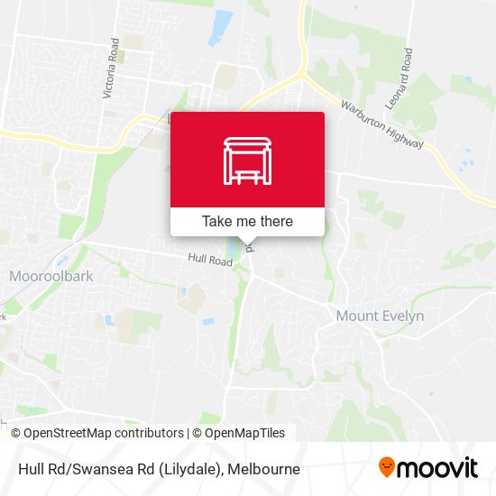 Hull Rd/Swansea Rd (Lilydale) map