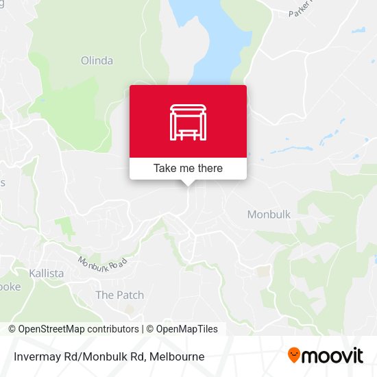 Invermay Rd/Monbulk Rd map