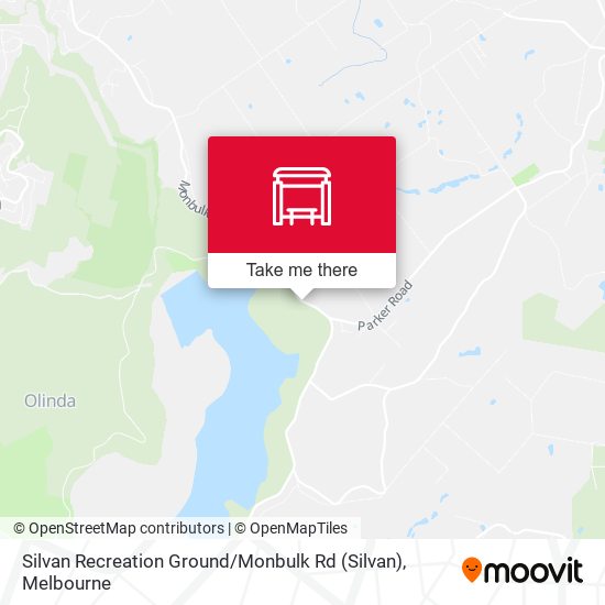 Silvan Recreation Ground / Monbulk Rd map