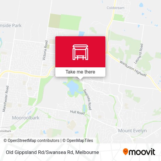 Old Gippsland Rd/Swansea Rd map