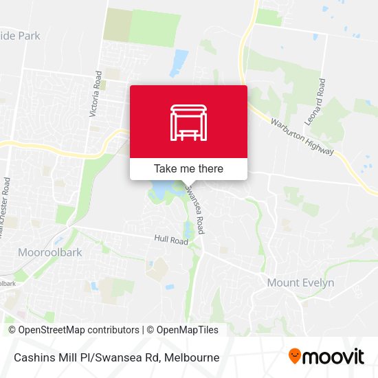 Cashins Mill Pl/Swansea Rd map