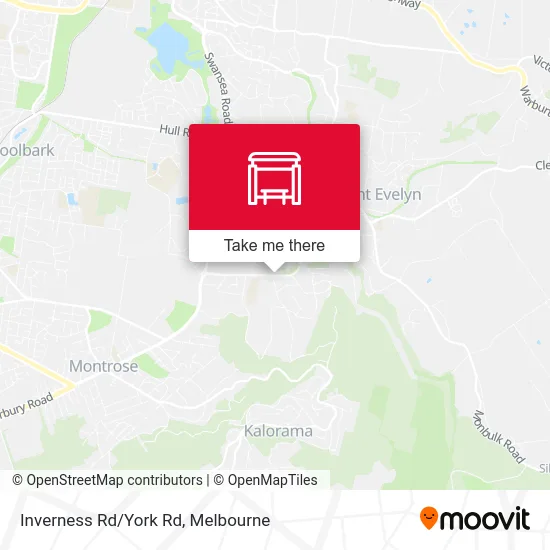 Mapa Inverness Rd/York Rd