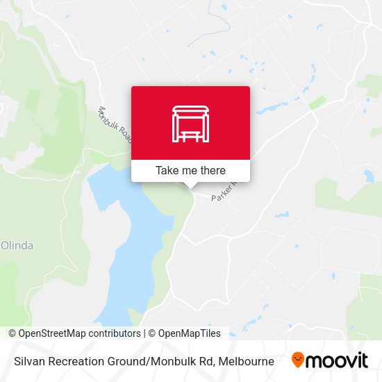 Silvan Recreation Ground / Monbulk Rd map