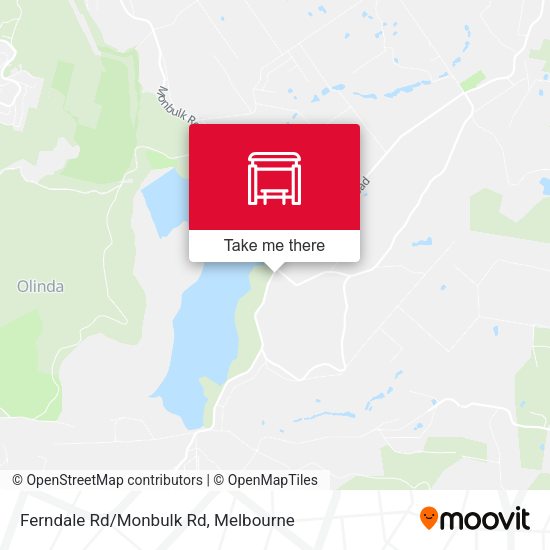 Ferndale Rd/Monbulk Rd map