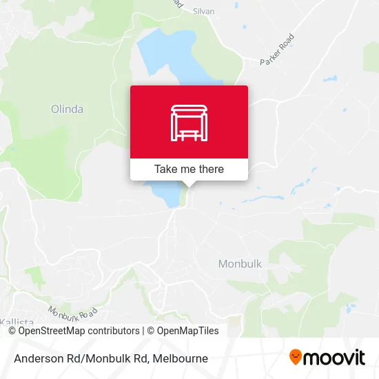 Mapa Anderson Rd/Monbulk Rd