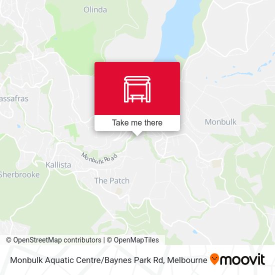 Monbulk Aquatic Centre / Baynes Park Rd map