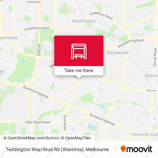 Teddington Way / Stud Rd (Wantirna) map