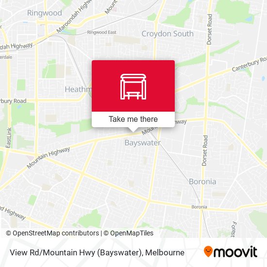View Rd / Mountain Hwy (Bayswater) map