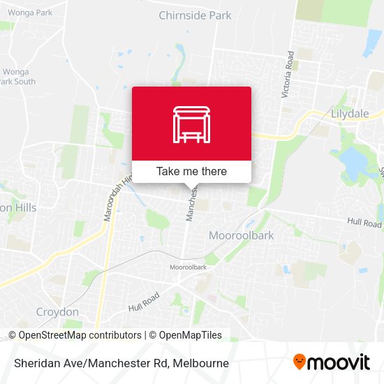 Sheridan Ave/Manchester Rd map