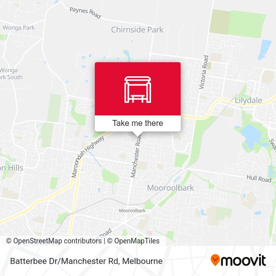 Batterbee Dr/Manchester Rd map