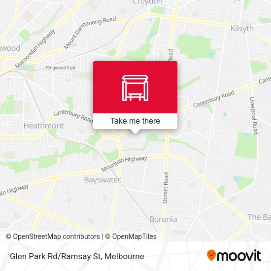 Glen Park Rd/Ramsay St map