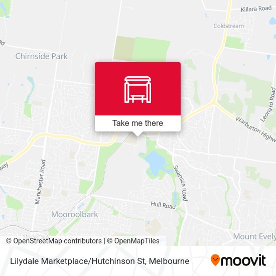 Lilydale Marketplace / Hutchinson St map