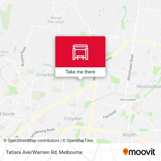 Tatiara Ave/Warrien Rd map