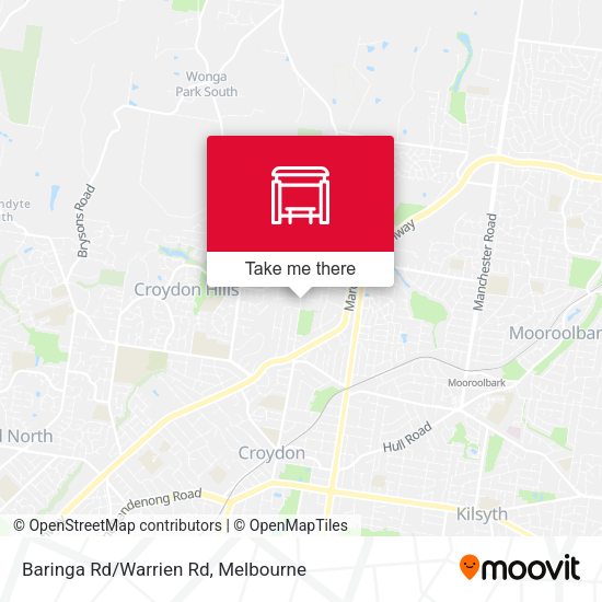 Baringa Rd/Warrien Rd map