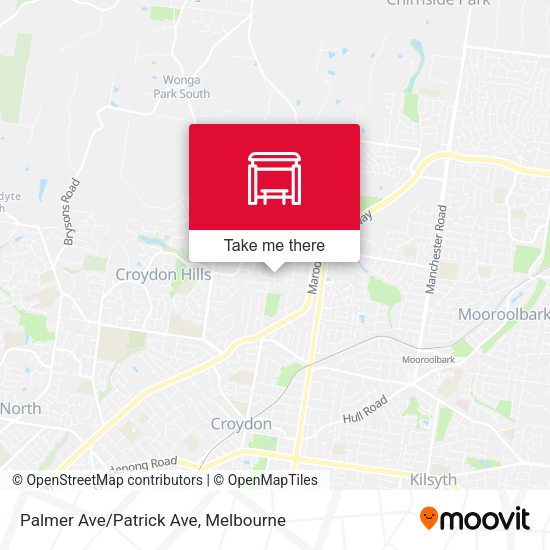 Palmer Ave/Patrick Ave map