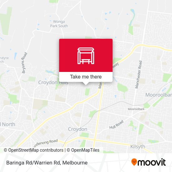 Baringa Rd/Warrien Rd map