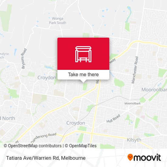 Tatiara Ave/Warrien Rd map