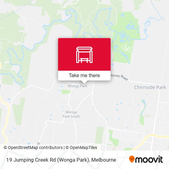 19 Jumping Creek Rd (Wonga Park) map