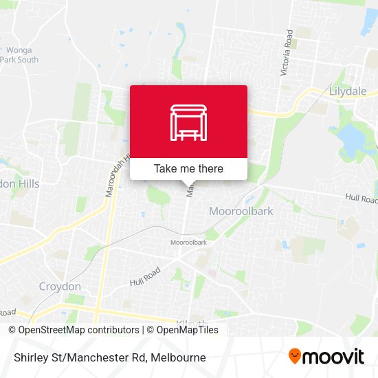 Shirley St/Manchester Rd map