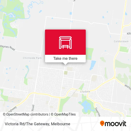 Mapa Victoria Rd/The Gateway