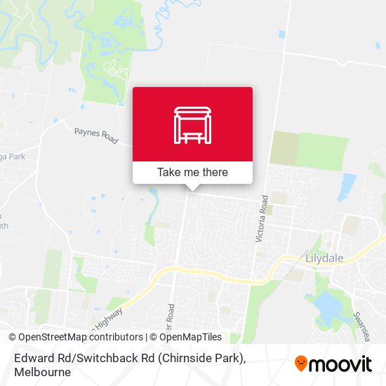 Edward Rd / Switchback Rd (Chirnside Park) map