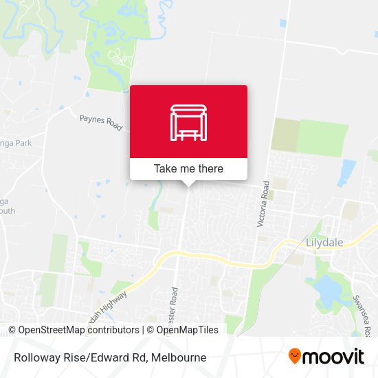 Rolloway Rise/Edward Rd map