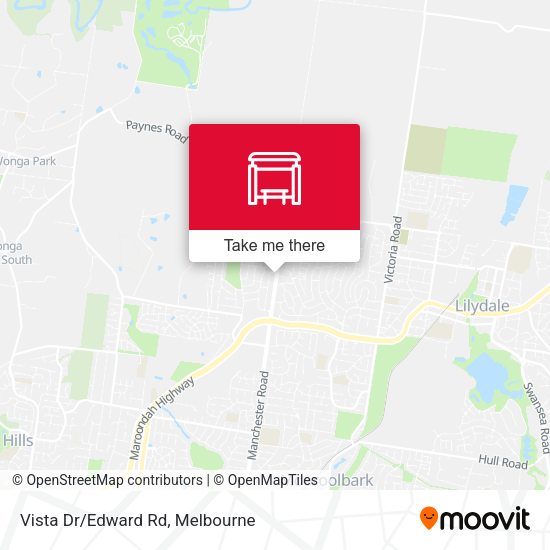 Vista Dr/Edward Rd map