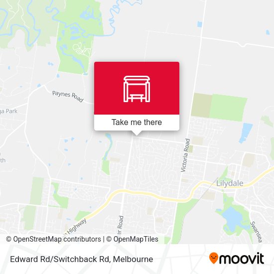 Edward Rd/Switchback Rd map