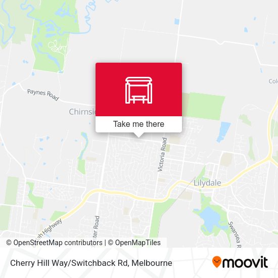 Cherry Hill Way/Switchback Rd map
