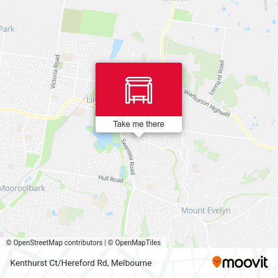 Kenthurst Ct/Hereford Rd map